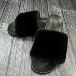 Женские тапочки из норки