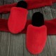 Женские тапочки из норки и овчины с закрытым носом Женские тапочки из норки и овчины с закрытым носом