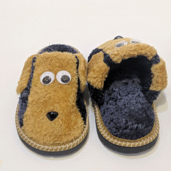 Детские тапочки  из натурального меха овчины (Кёрли)