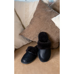 Мужские Тапочки из натуральной кожи ( PREMIUM )