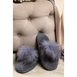 Домашние тапочки Paffi серые